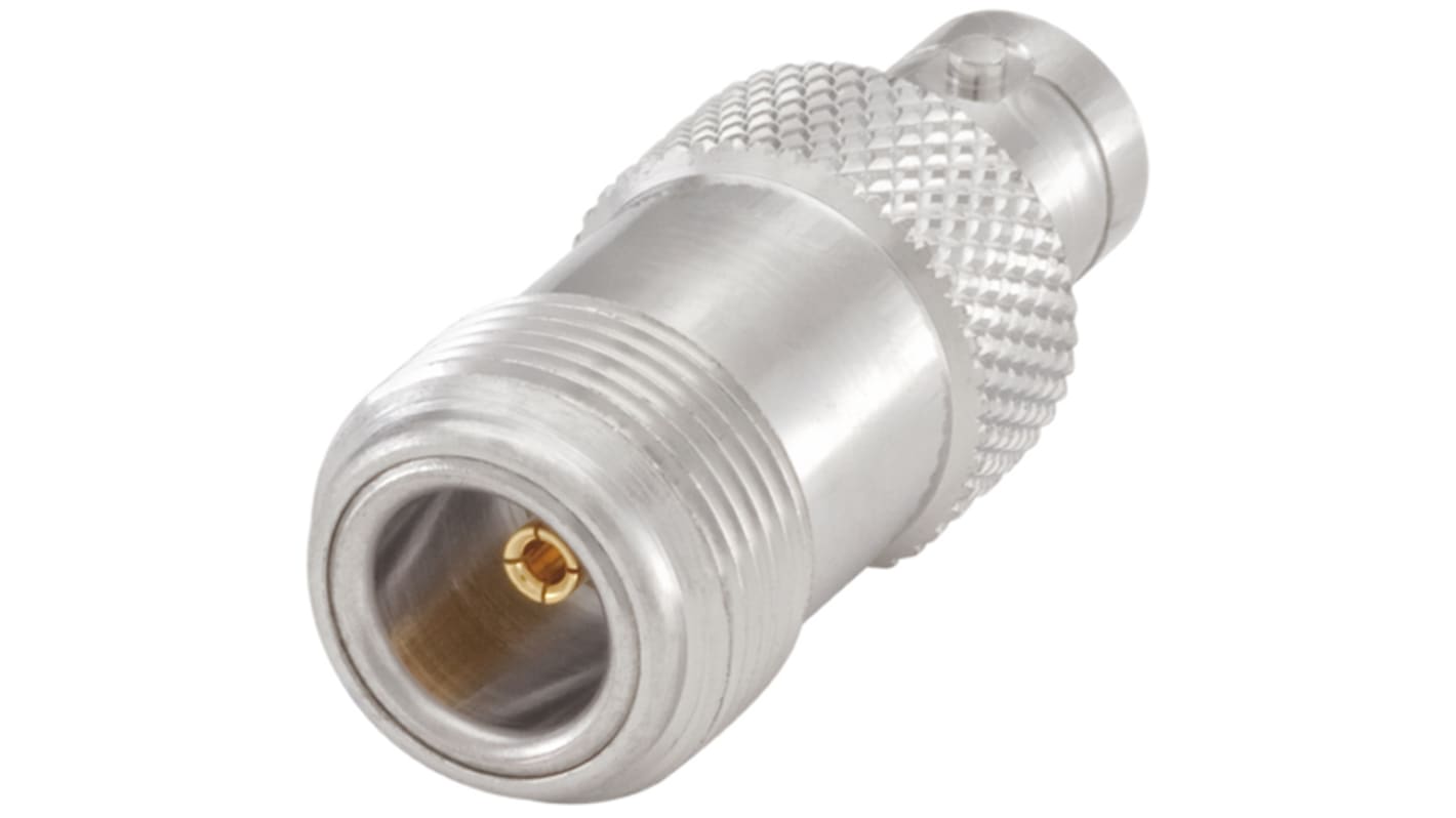 Rosenberger Straight 50Ω RF Adapter N Socket to BNC Socket 10GHz