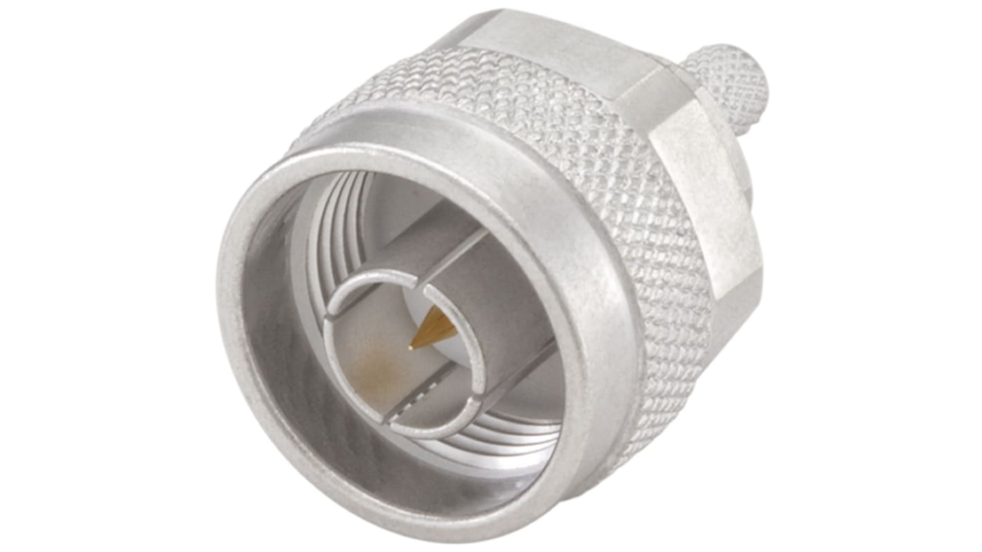Rosenberger Stecker Koaxialsteckverbinder N-Steckverbinder, Kabelmontage Crimp-Anschluss, für Flexibel-Kabel, 50Ω,