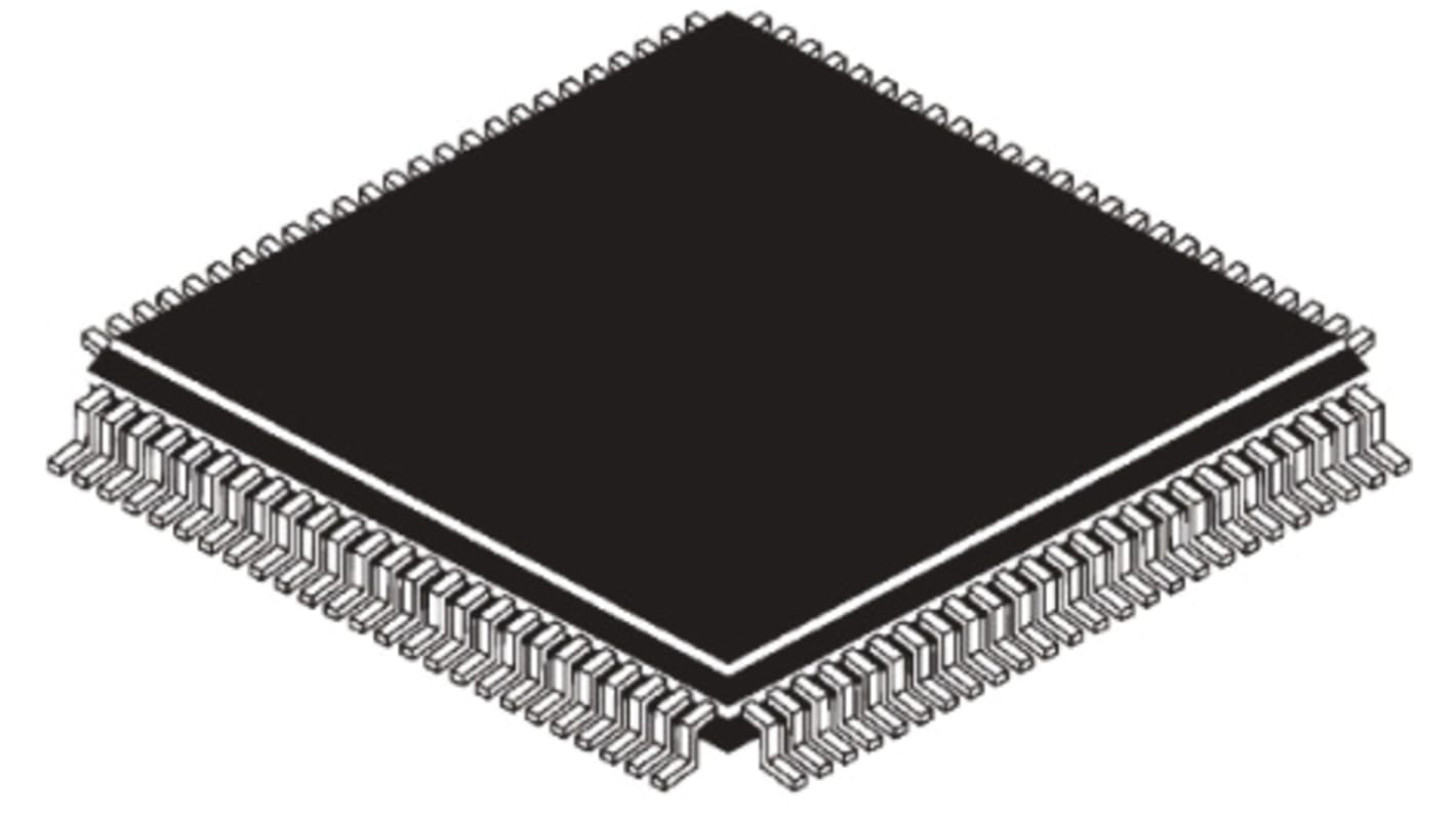 Silicon Labs C8051F132-GQ, 8bit 8051 Microcontroller, C8051F, 100MHz, 64 kB Flash, 100-Pin TQFP