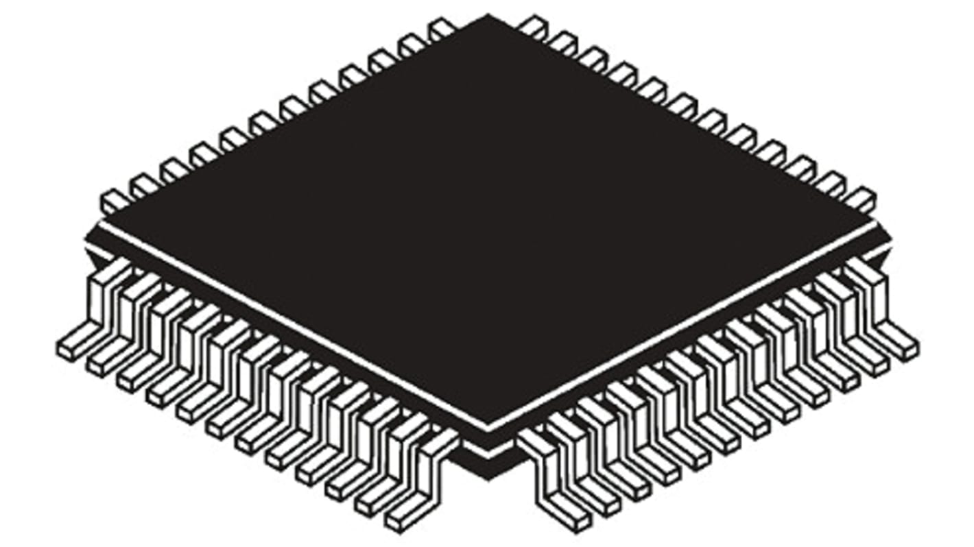 Microcontrôleur, 8bit, 2,304 ko RAM, 32 Ko, 25MHz, TQFP 48, série C8051F