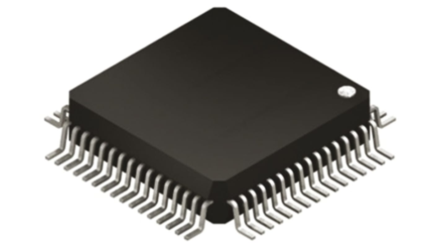 Décodeur vidéo, AEC-Q100 ADV7180WBSTZ, NTSC, PAL, SECAM, 1 voies, 10bit, 1,8 V, 3,3 V, LQFP 64 broches