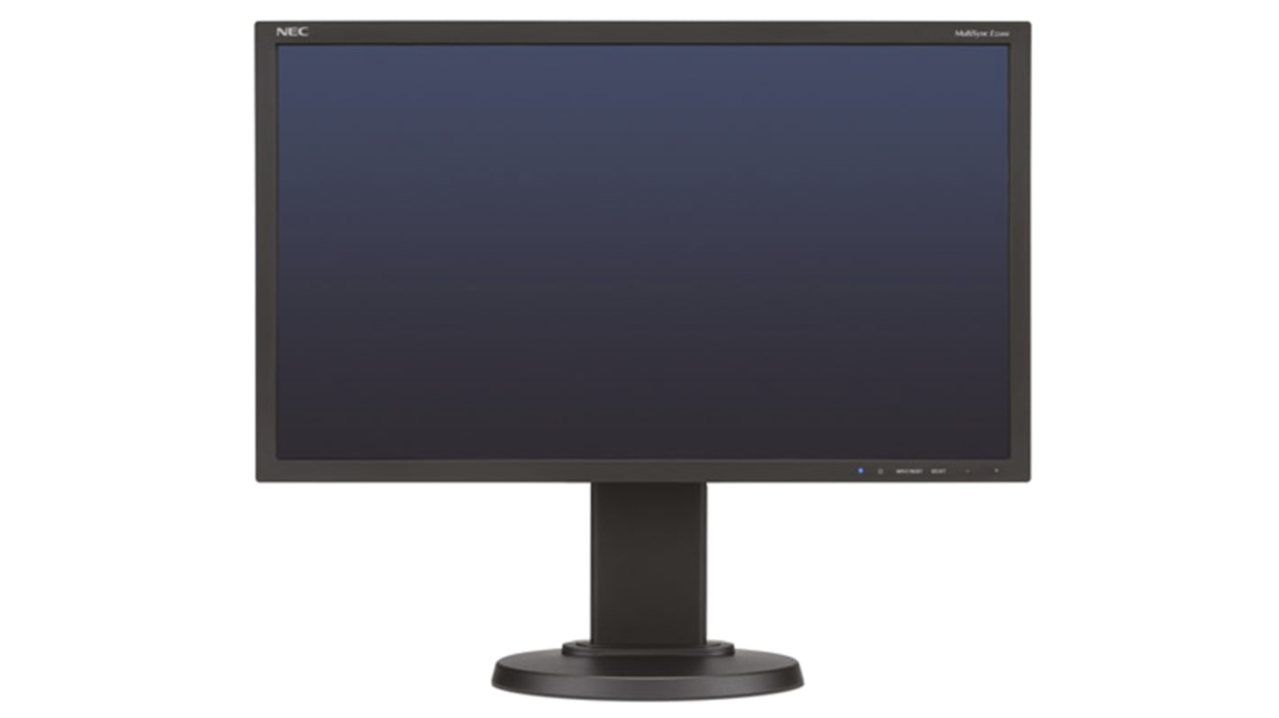 Monitor LED Nero NEC 22poll MultiSync E224Wi DisplayPort, DVI-D, VGA