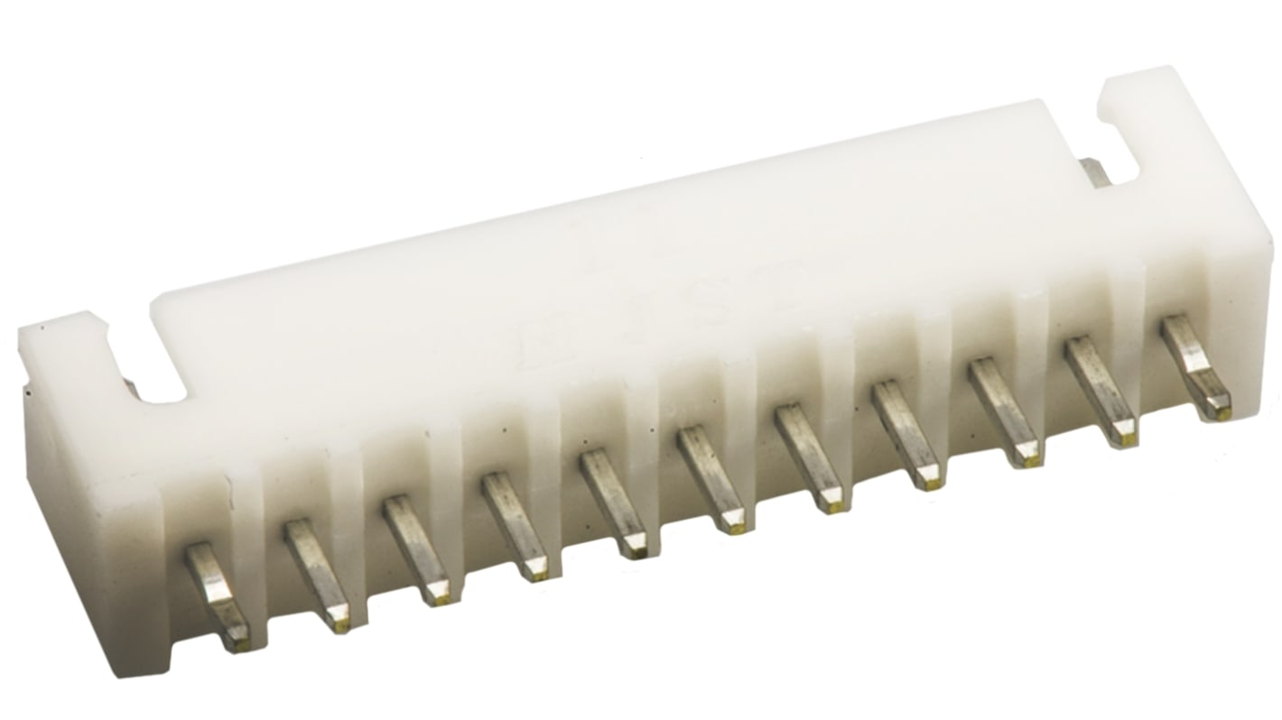 JST XH Leiterplatten-Stiftleiste Gerade, 11-polig / 1-reihig, Raster 2.5mm, Kabel-Platine, Lötanschluss-Anschluss,