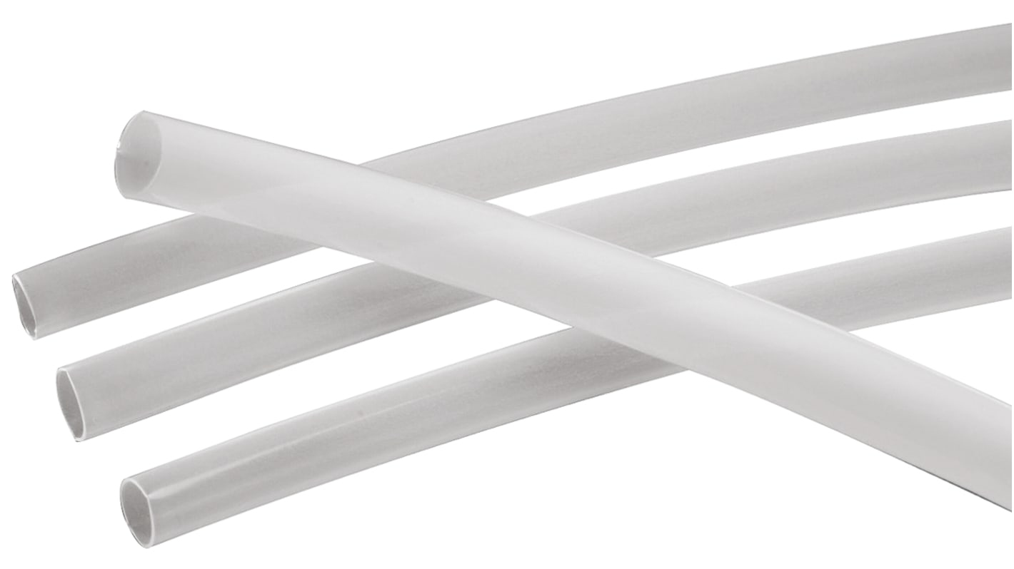 Guaina per cavi Alpha Wire in PTFE, Ø 1.32mm, L. 30m, col. Naturale