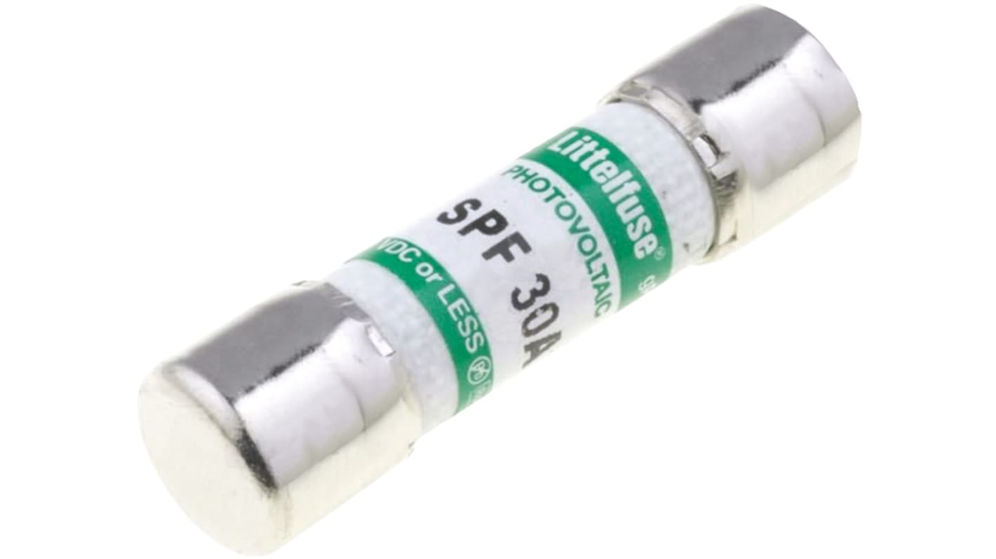 Fusibile a cartuccia Littelfuse SPF, 30A, Ø 10 x 38mm, F, 1kV cc