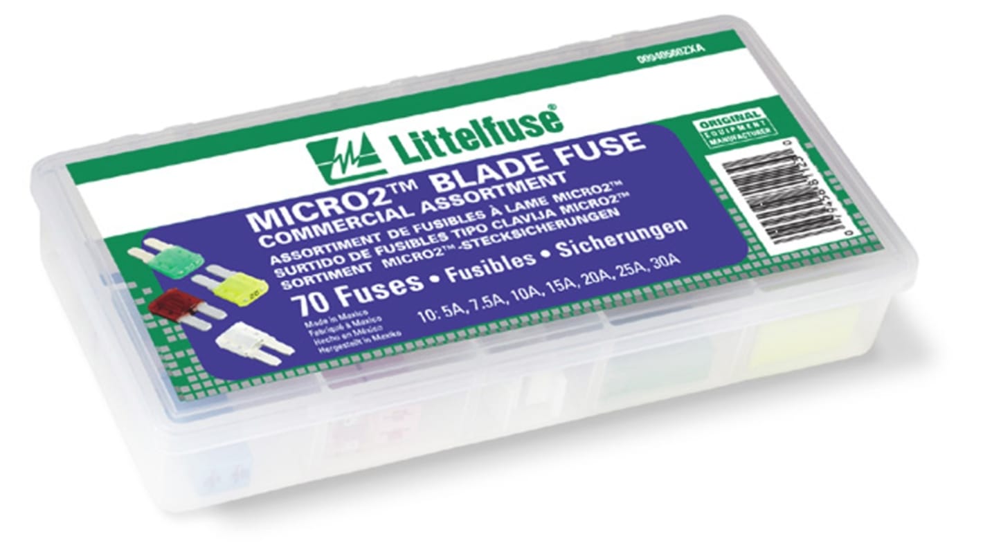 Littelfuse Sicherungssortiment, Sicherungen, Flachsicherung