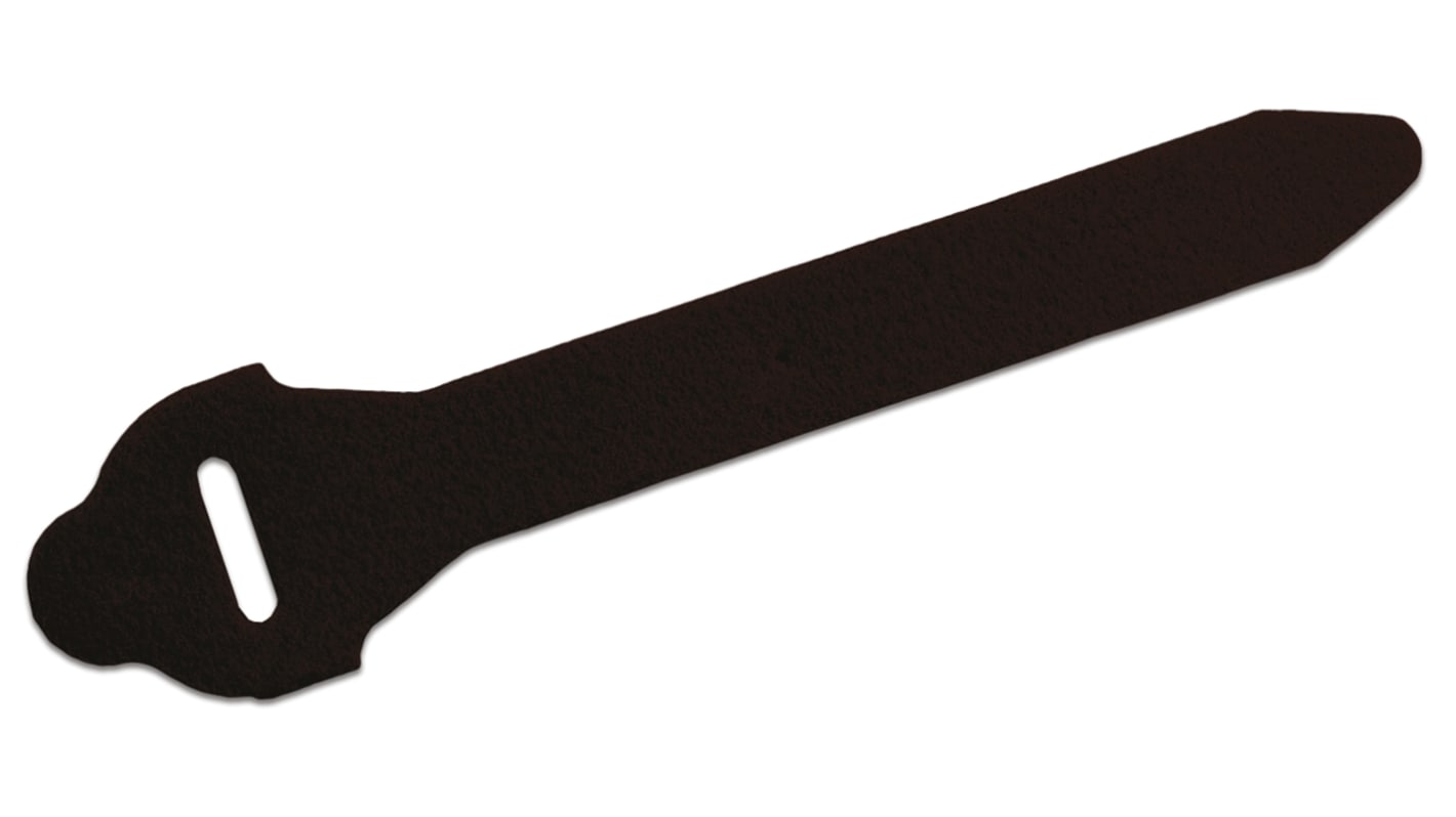 Legrand Cable Tie, Hook and Loop, 300mm x 16 mm, Black, Pk-10