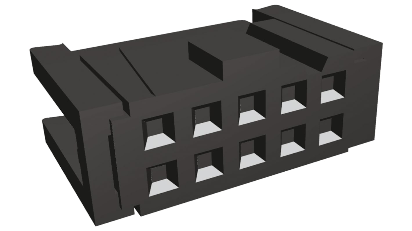 TE Connectivity 10-Way IDC Connector Socket for Cable Mount, 2-Row
