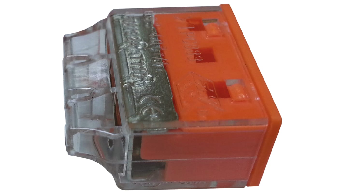 HellermannTyton 电线接头连接器, 0.5 → 4 mm²线规, 3路, HelaCon Plus系列