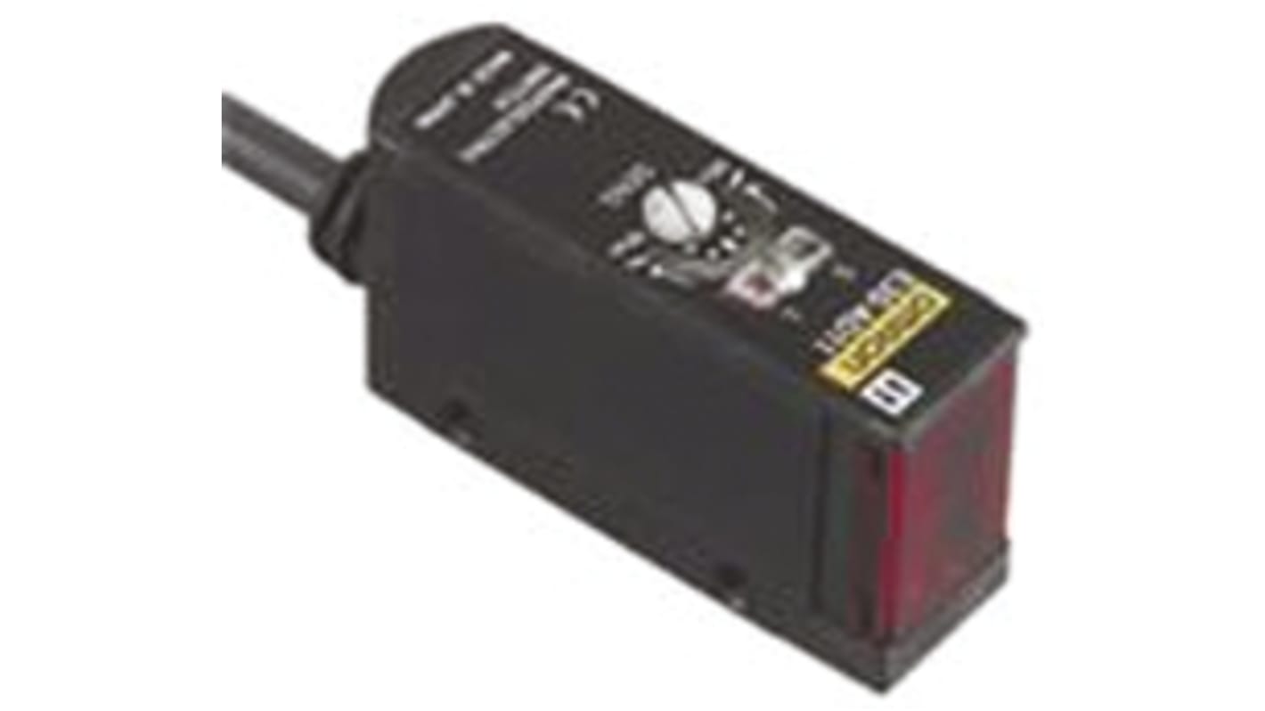 Rs-Online Sensore fotoelettrico Rettangolare Omron a diffusione rilevamento 100 mm uscita NPN