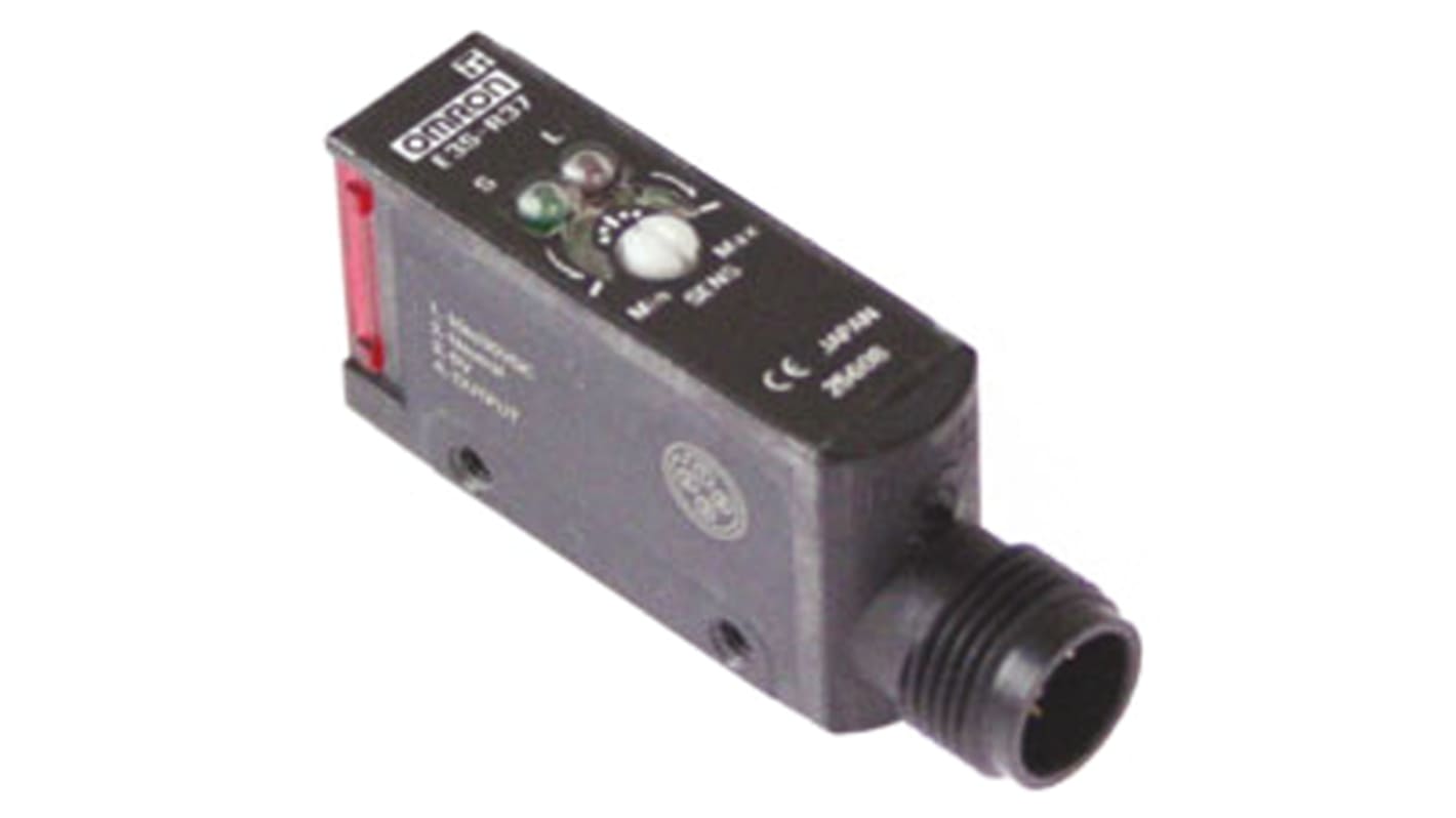 Omron Retroreflective Photoelectric Sensor, Block Sensor, 100 → 300 mm Detection Range