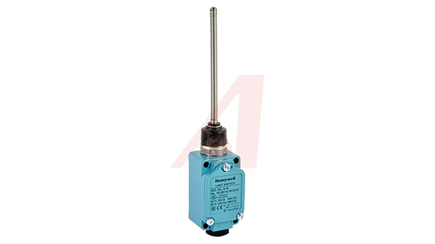 Honeywell Coil Spring Limit Switch, IP67, SPDT, Die Cast Aluminium Housing, 480V ac Max, 10A Max