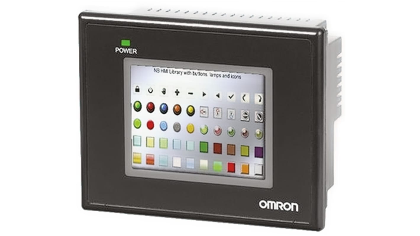 Omron NB3Q-TW01B, NB, HMI-Touchscreen, TFT LCD, 320 x 240pixels, 3,5 Zoll, 20,4 → 27,6 V dc