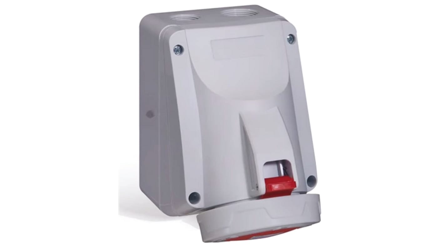 Connettore di alimentazione industriale Legrand P17 Tempra Pro Femmina, 3P + E, 32A, Montaggio a muro