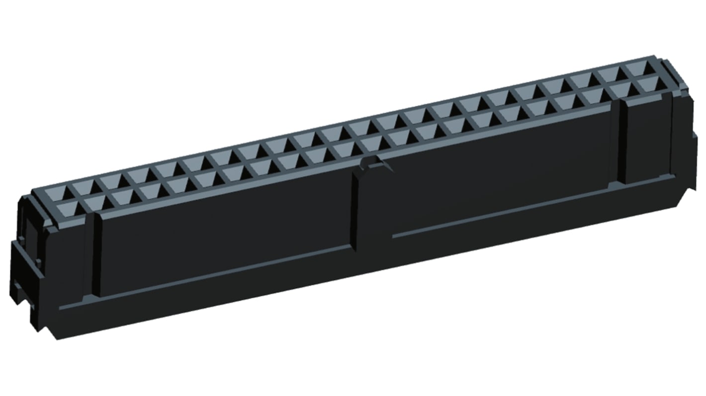 TE Connectivity 44-Way IDC Connector Socket Through Hole Mount, 2-Row