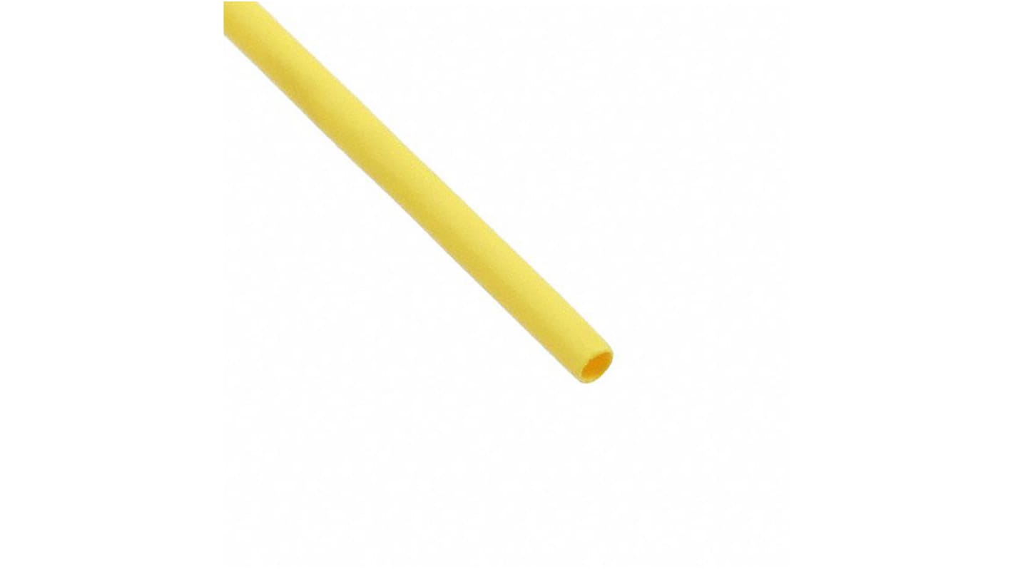 Alpha Wire Heat Shrink Tubing, Yellow 3.1mm Sleeve Dia. x 152m Length 2:1 Ratio, FIT Shrink Tubing Series