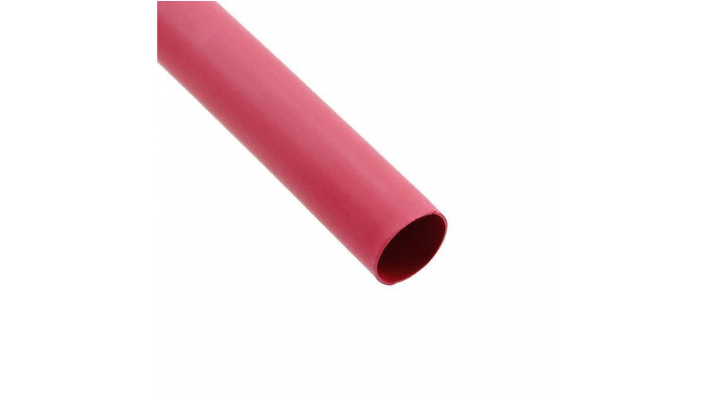 Alpha Wire Heat Shrink Tubing, Red 3.1mm Sleeve Dia. x 152m Length 2:1 Ratio, FIT Shrink Tubing Series