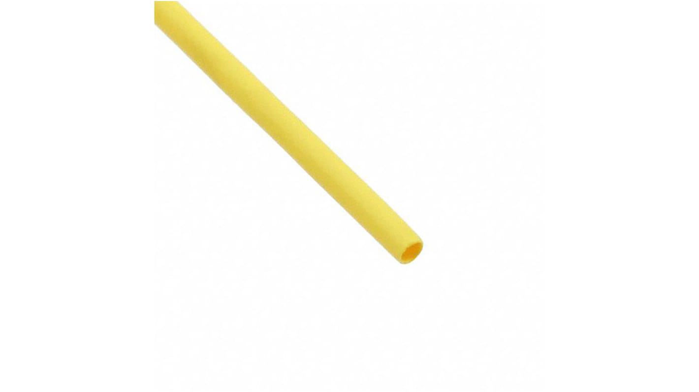 Alpha Wire Heat Shrink Tubing, Yellow 6.3mm Sleeve Dia. x 76m Length 2:1 Ratio, FIT Shrink Tubing Series