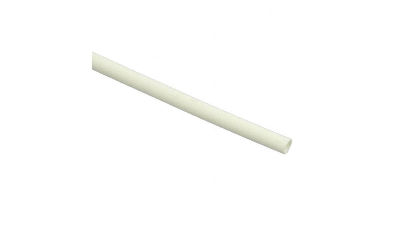 Alpha Wire Heat Shrink Tubing, White 6.3mm Sleeve Dia. x 76m Length 2:1 Ratio, FIT Shrink Tubing Series