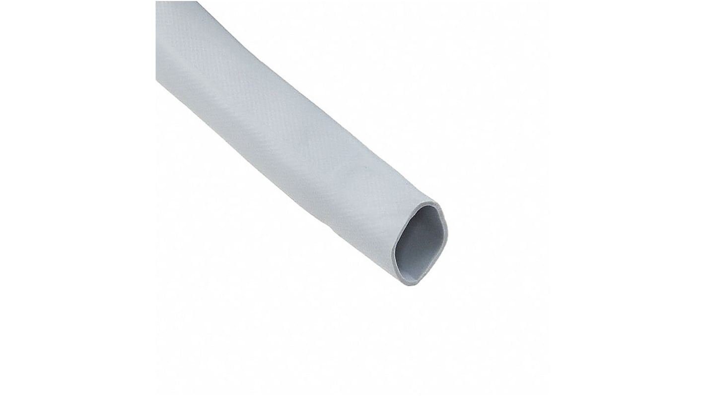 Alpha Wire FIT Shrink Tubing Wärmeschrumpfschlauch, Silikongummi Grau, Länge 8m