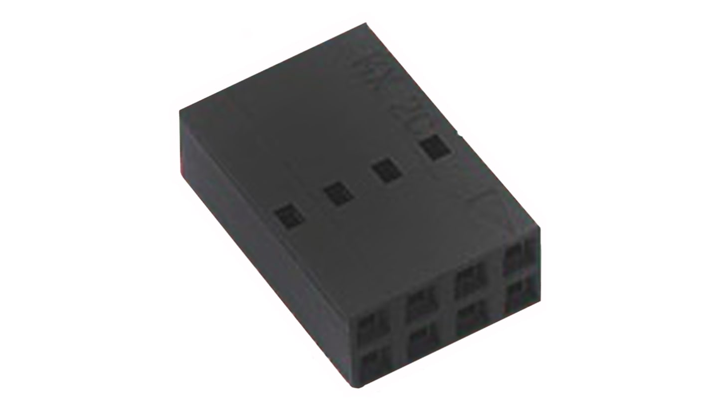 Molex, SL Female Connector Housing, 2.54mm Pitch, 6 Way, 2 Row