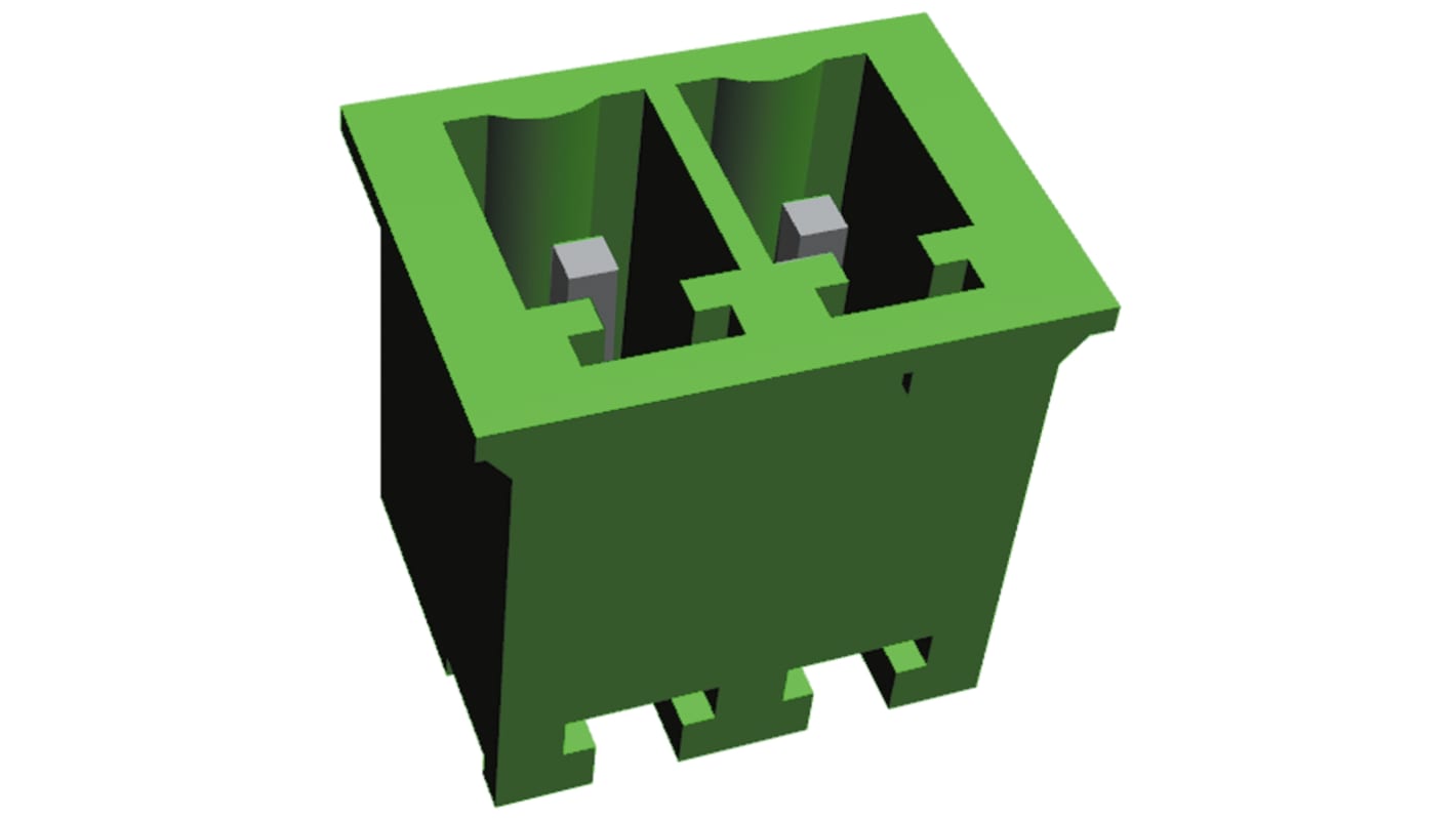 TE Connectivity, 3.81mm Pitch, Buchanan, 2 Way, , Pluggable Terminal Block, Header, Through Hole, Solder Termination,