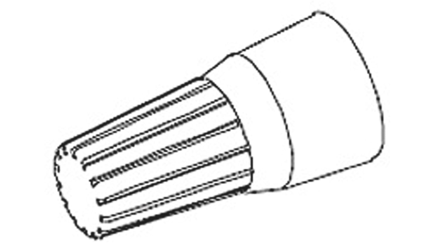 Molex, 19160 Closed End Splice Terminator, Natural, Insulated, Tin