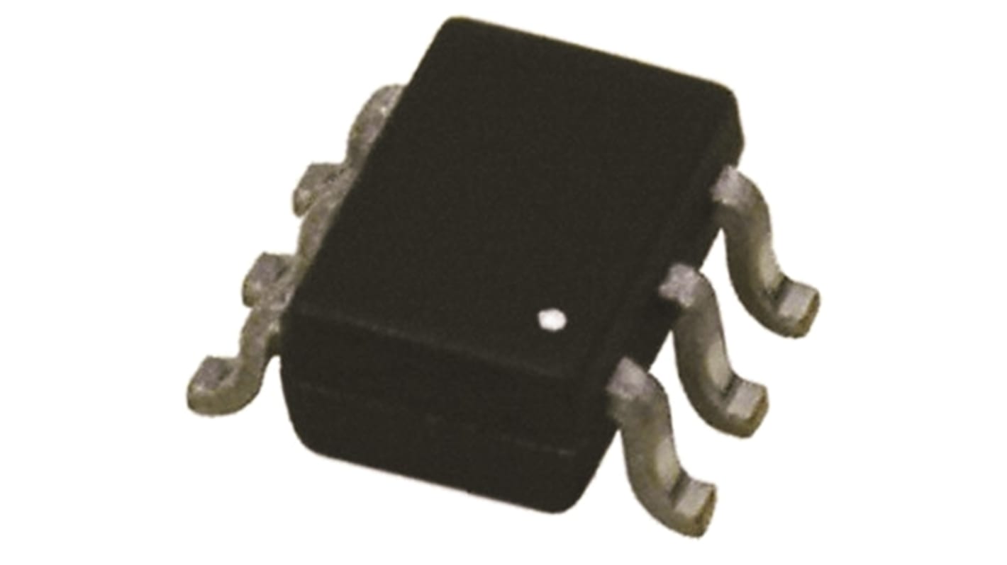 MOSFET DiodesZetex DMN65D8LDW-7, VDSS 60 V, ID 200 mA, SOT-363 de 6 pines, 2elementos, config. Aislado