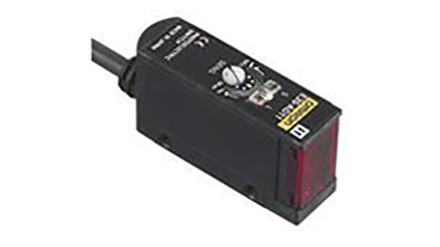 Rs-Online Sensore fotoelettrico Rettangolare Omron a diffusione rilevamento 100 mm uscita NPN