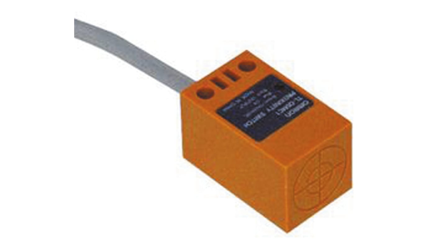 Omron Inductive Block-Style Proximity Sensor, 5 mm Detection, 12 → 24 V dc, IP67