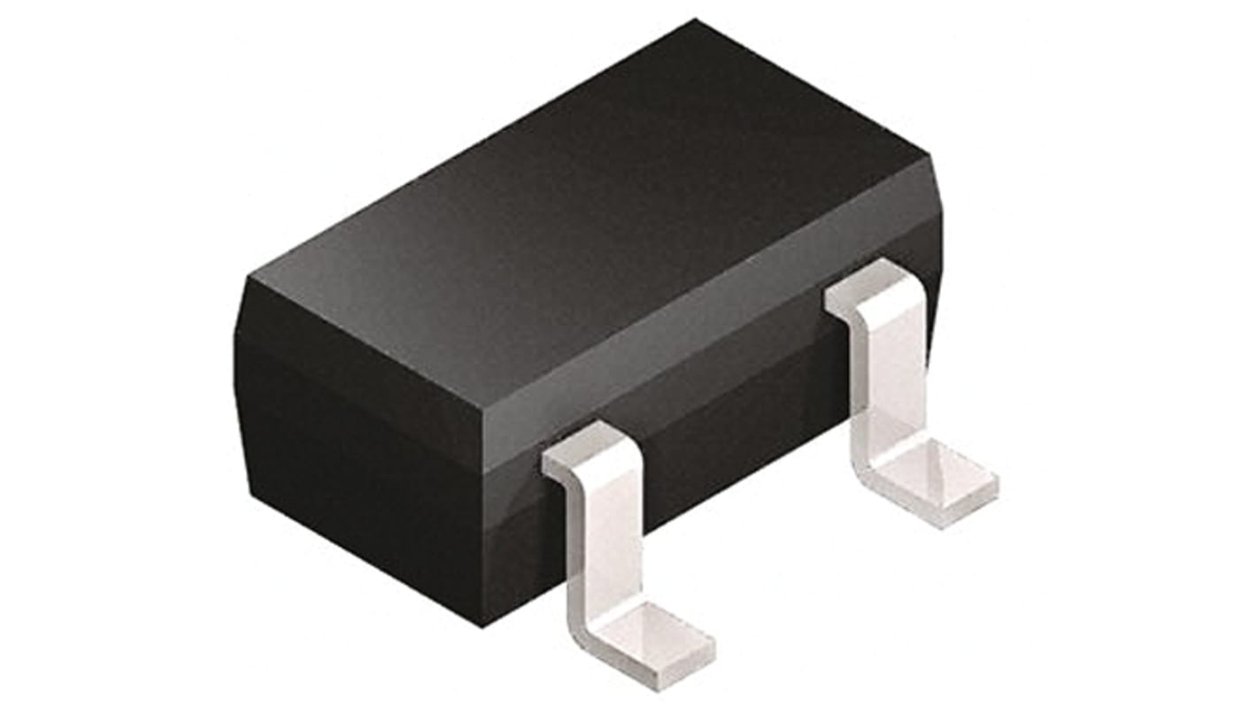 Diodes Inc BC858C-7-F PNP Transistor, -100 mA, -30 V, 3-Pin SOT-23