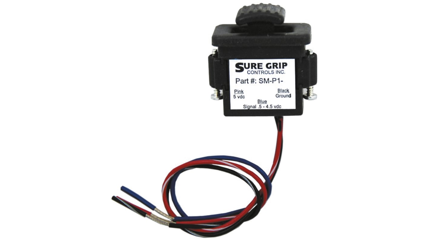 Suregrip IP66 Hall Effect Switch Slide Pre-wired Proportional Spring Return, Maximum of 5 V dc