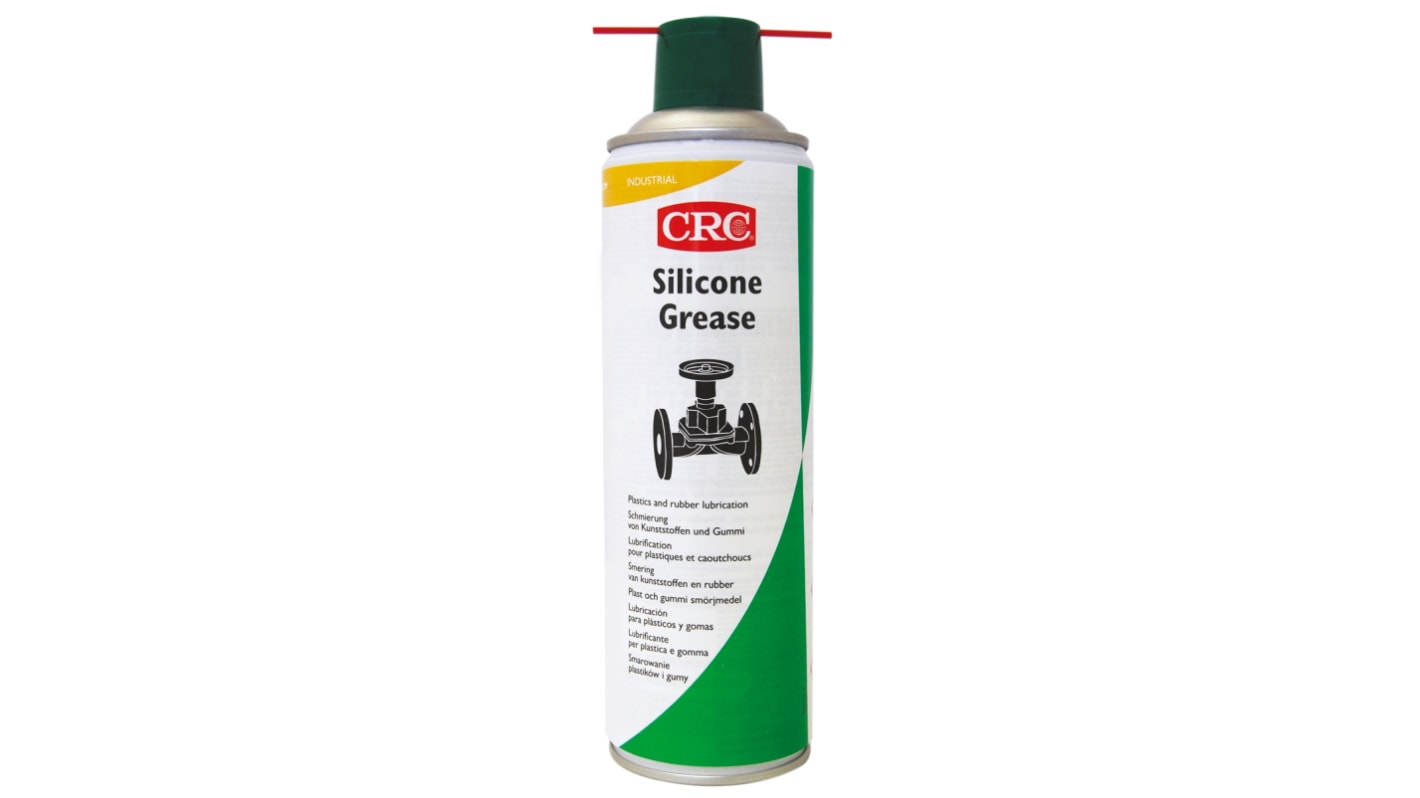 Grasa lubricante de Silicona CRC SILICONE GREASE, Aerosol de 50 ml / 400 ml
