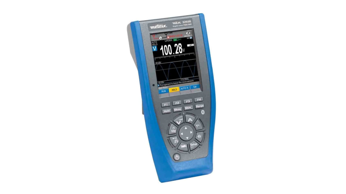 Metrix 3293 Hand Grafikfarbe Digital-Multimeter, CAT III, CAT IV 1000V ac / 100A ac, 100MΩ, ISO-kalibriert