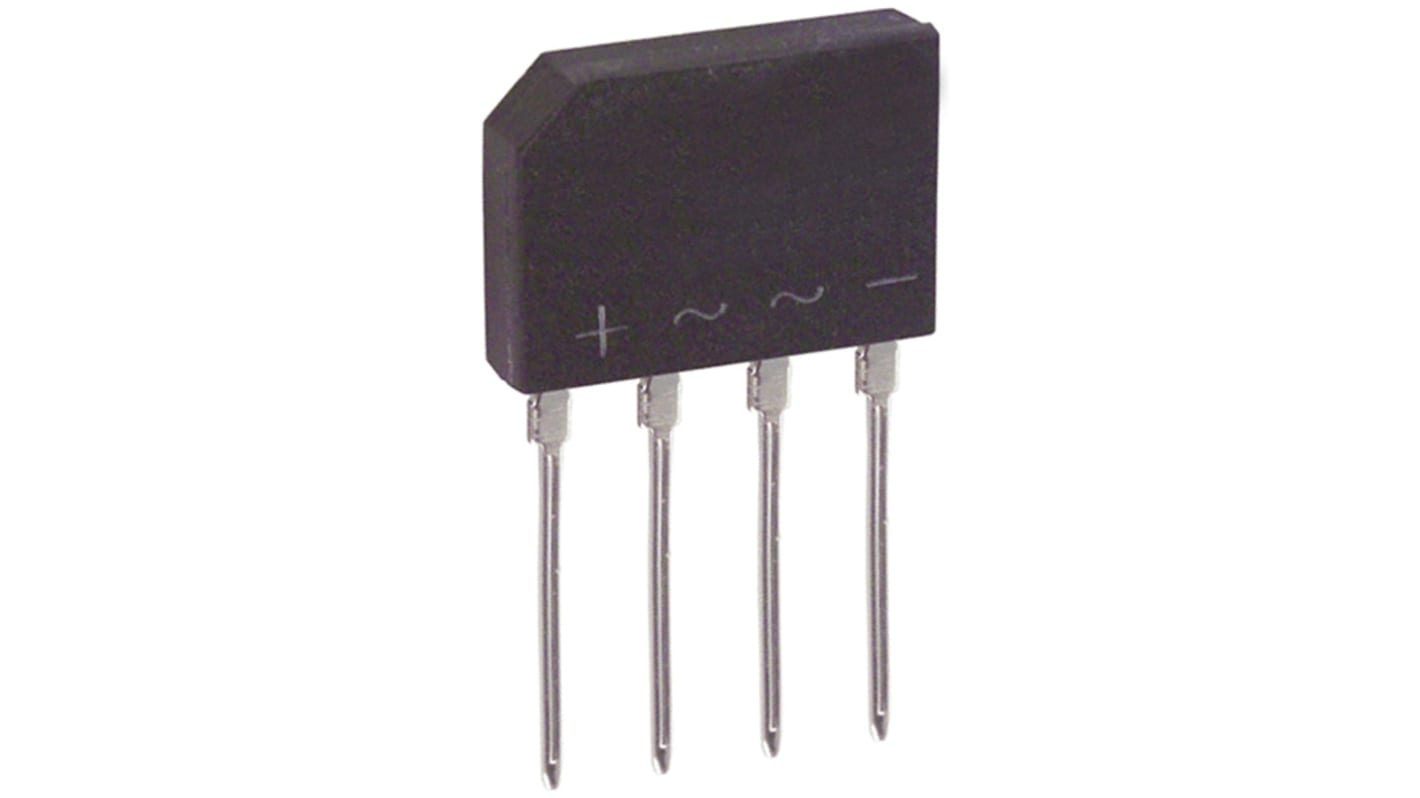 Diodes Inc Bridge Rectifier, 1.5A, 600V, 4-Pin