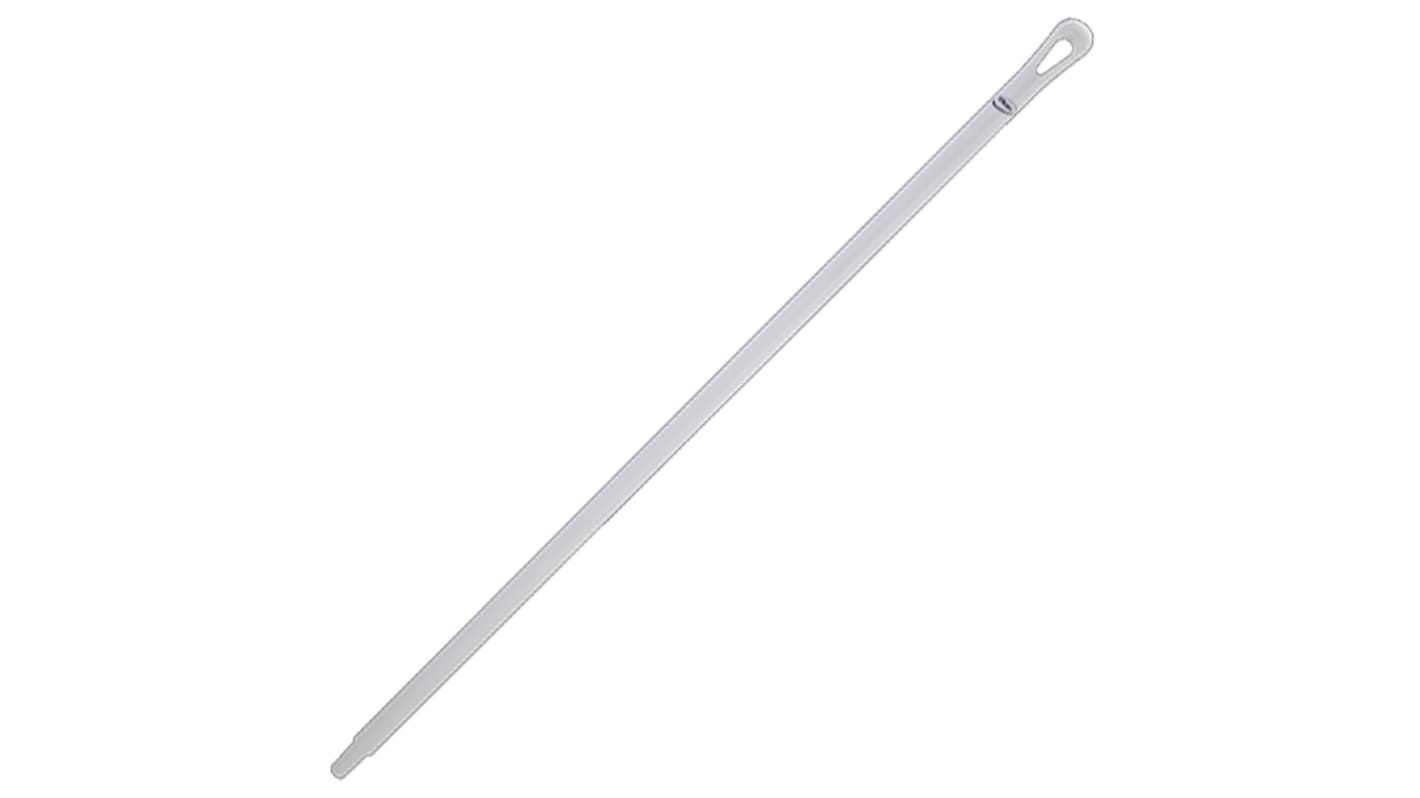 Mango para fregona Vikan de Polipropileno, color Blanco, long. 1.3m, Ø 34mm