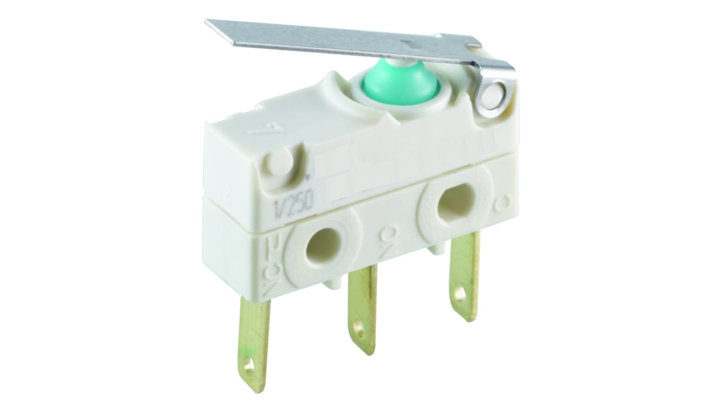 Microinterruttore, Marquardt, SP-CO, 6 A a 250 V c.a., IP67, Attacco rapido