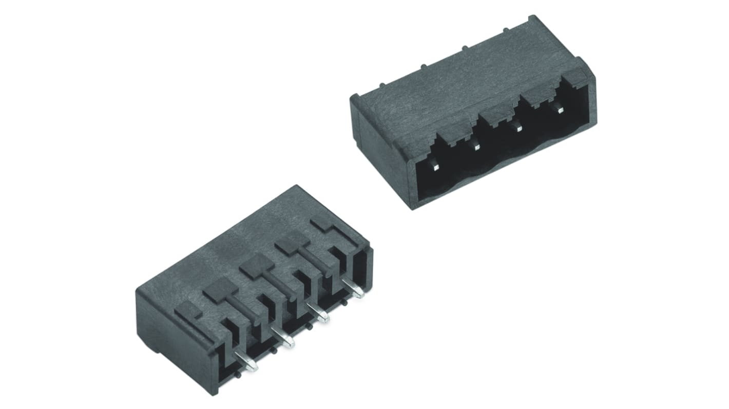 Wurth Elektronik 7015B Series Straight Through Hole PCB Header, 2 Contact(s), 5.08mm Pitch, 1 Row(s)
