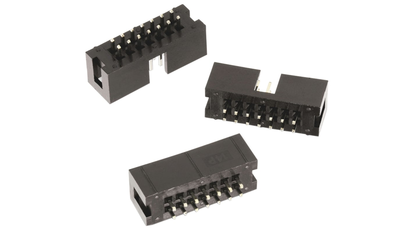 Wurth Elektronik ストレート 基板接続用ピンヘッダ 8極 2.54mm 2列, スルーホール実装