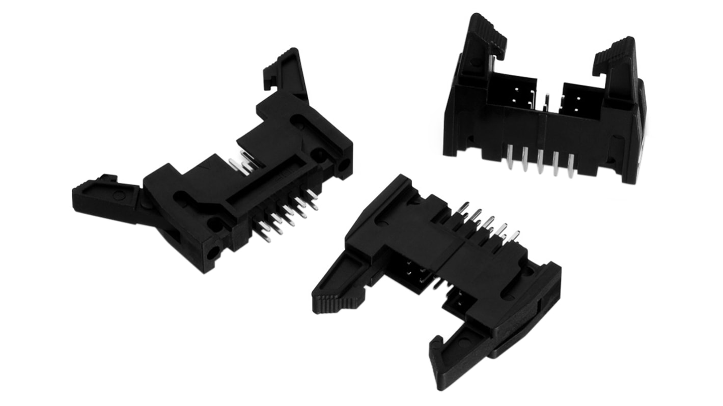Wurth Elektronik 40p双排排针 直向线对板连接器, 2.54mm间距, 3.0A, 250.0 V, THT安装, WR-BHD系列