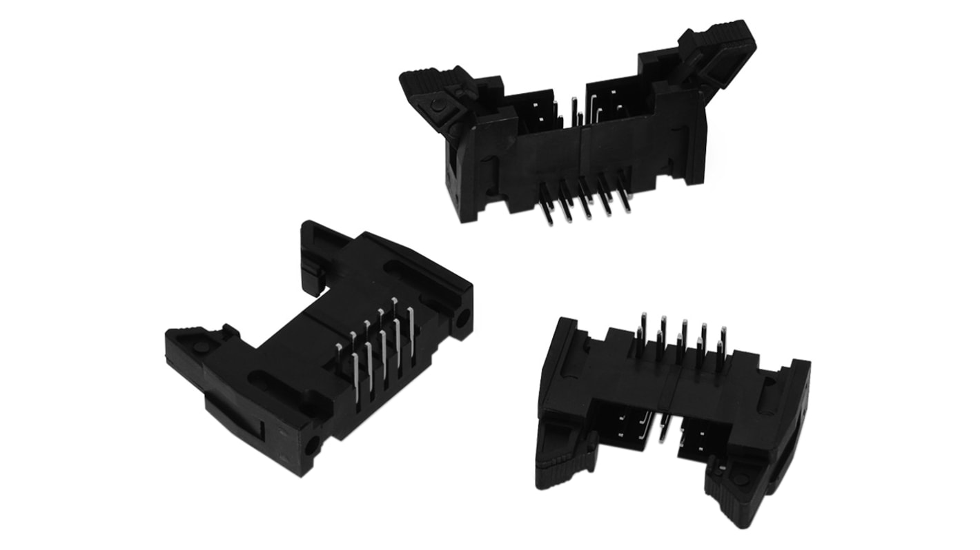 Wurth Elektronik WR-BHD Series Right Angle Through Hole PCB Header, 50 Contact(s), 2.54mm Pitch, 2 Row(s), Shrouded