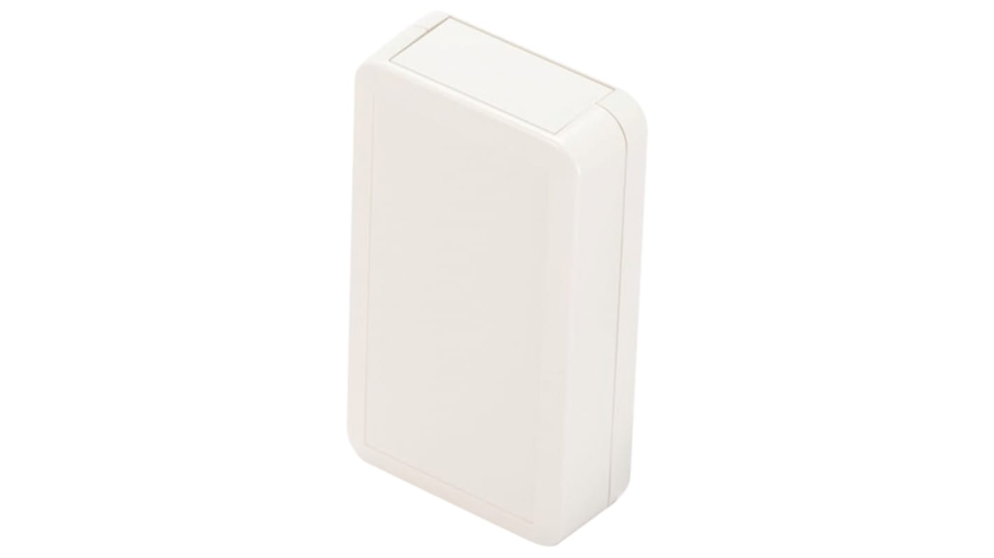 Takachi Electric Industrial White ABS Handheld Enclosure, Integral Battery Compartment, 165 x 80 x 35mm