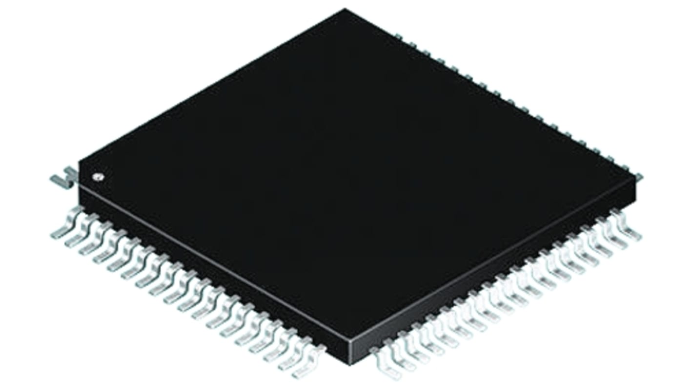 Microchip DSPIC30F6014-20I/PF, 16bit dsPIC Microcontroller, dsPIC30F, 20MHz, 144 kB Flash, 80-Pin TQFP