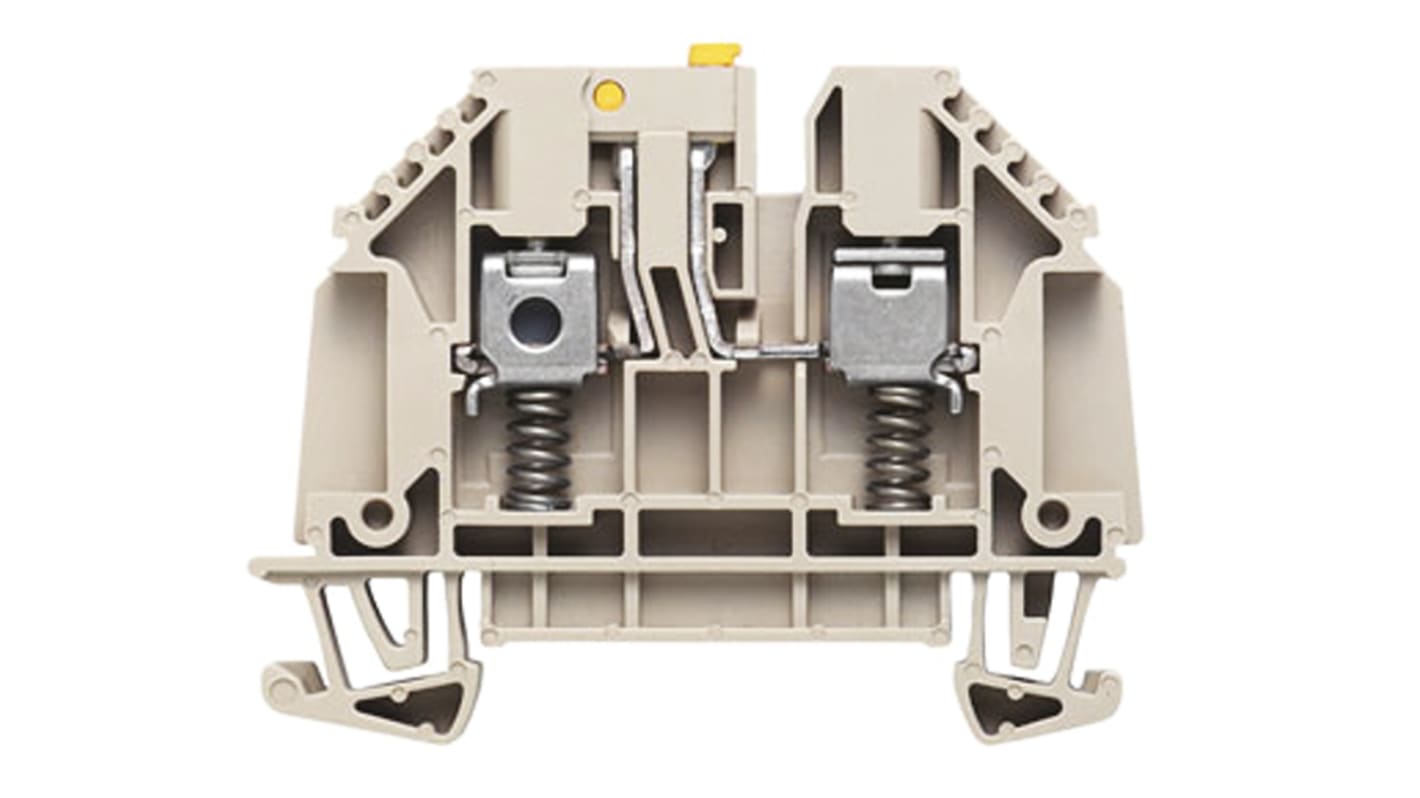 Weidmuller 7910300000 W Series Beige, Single-Level, Screw Termination