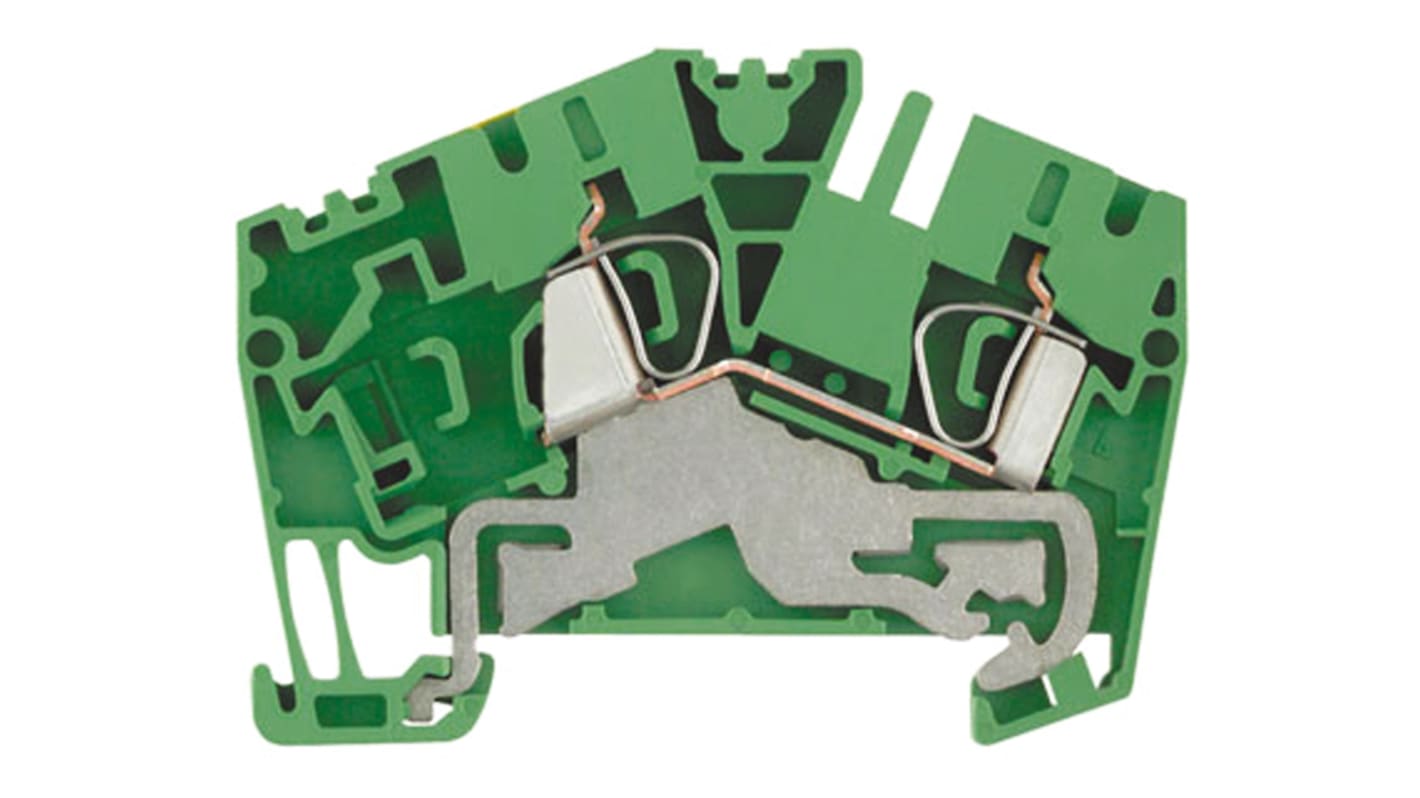 Weidmuller 1770380000 Z Series Green, Yellow, Single-Level, Clamp Termination