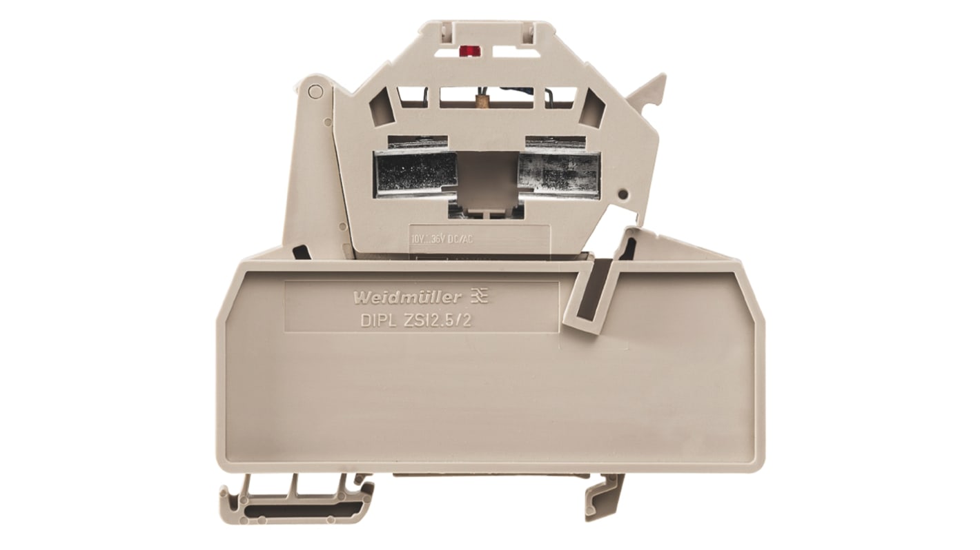 Weidmuller 1616490000 Z Series Beige, Single-Level, Clamp Termination, Fused