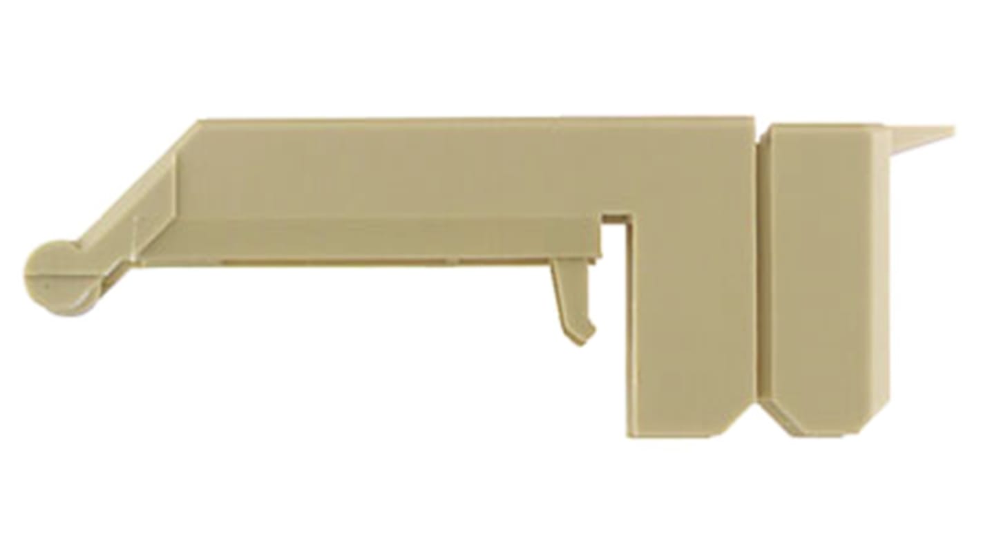 Weidmuller WFF Series Beige DIN Rail Terminal Block, Bolt Termination