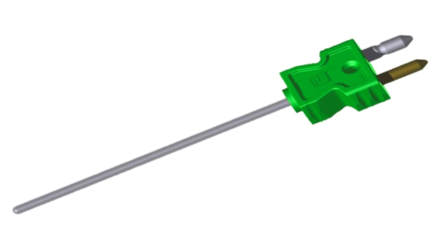 RS PRO Type K Thermocouple 150mm Length, 6mm Diameter → +1200°C