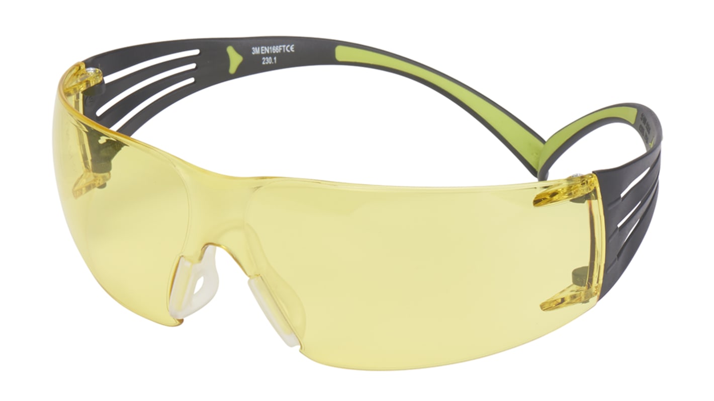 3M SecureFit 400 Schutzbrille Linse Gelb ,  mit UV-Schutz