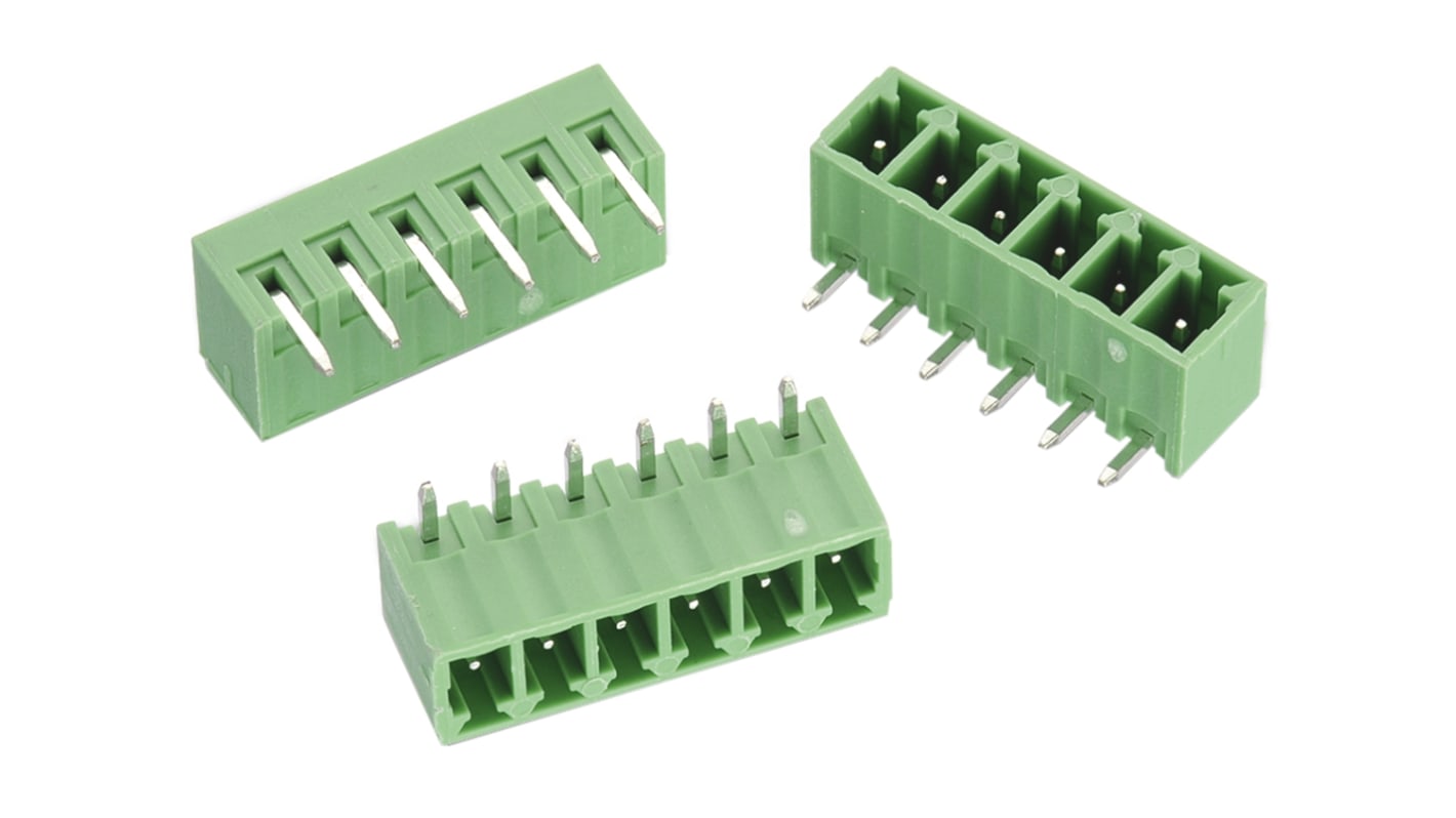 Wurth Elektronik 3.81mm Pitch 8 Way Pluggable Terminal Block, Header, Through Hole, Solder Termination